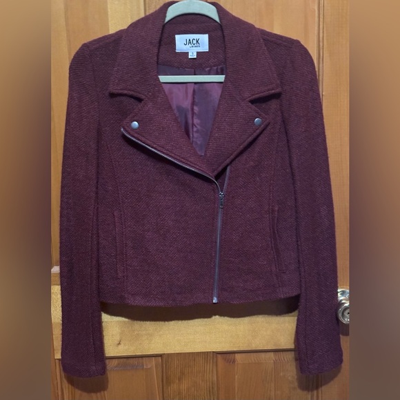 Women's Burgundy Jacket - Picture 1 of 5